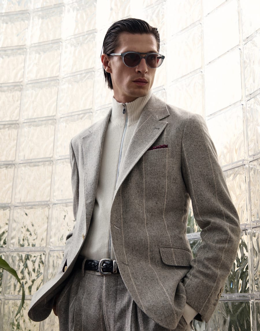 Occhiale da sole in acetato Cashmere Grey Occhiali - Brunello Cucinelli