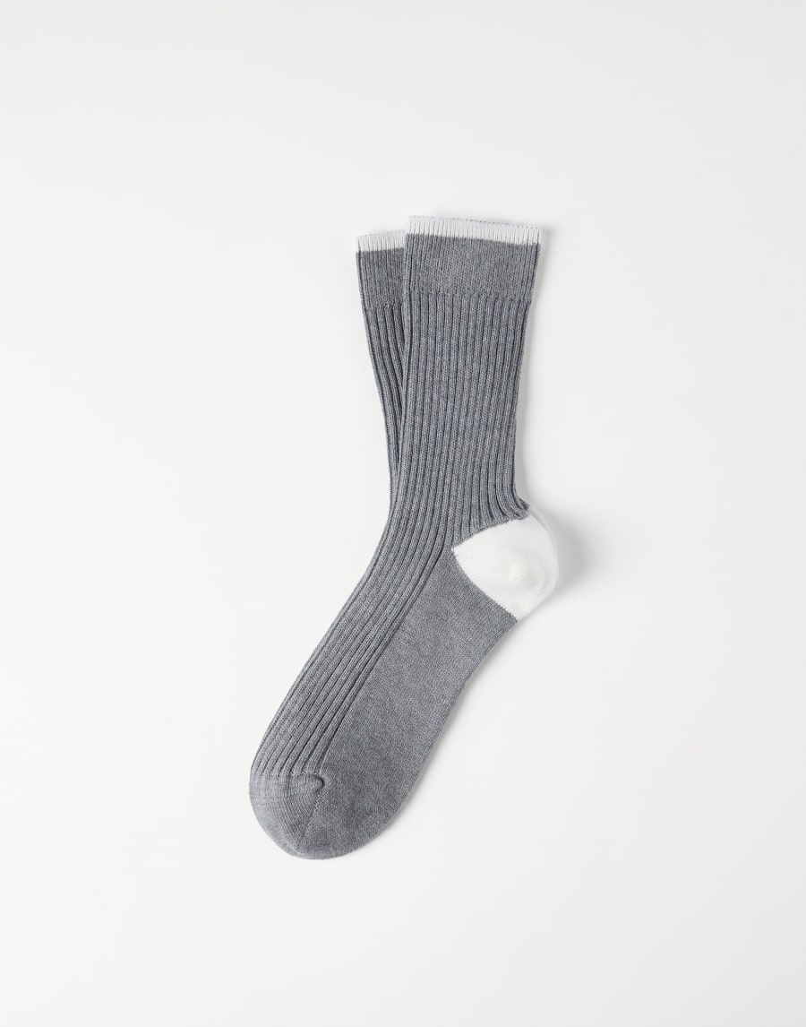 Cotton socks Grey Man - Brunello Cucinelli