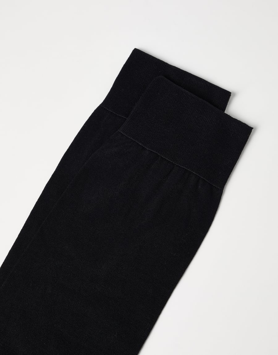 Cotton socks Black Man - Brunello Cucinelli