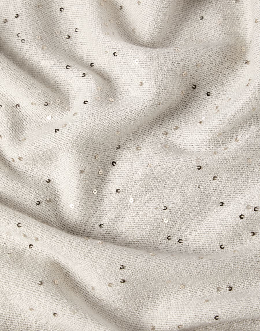 Cashmere and silk Diamond yarn scarf Panama Woman - Brunello Cucinelli