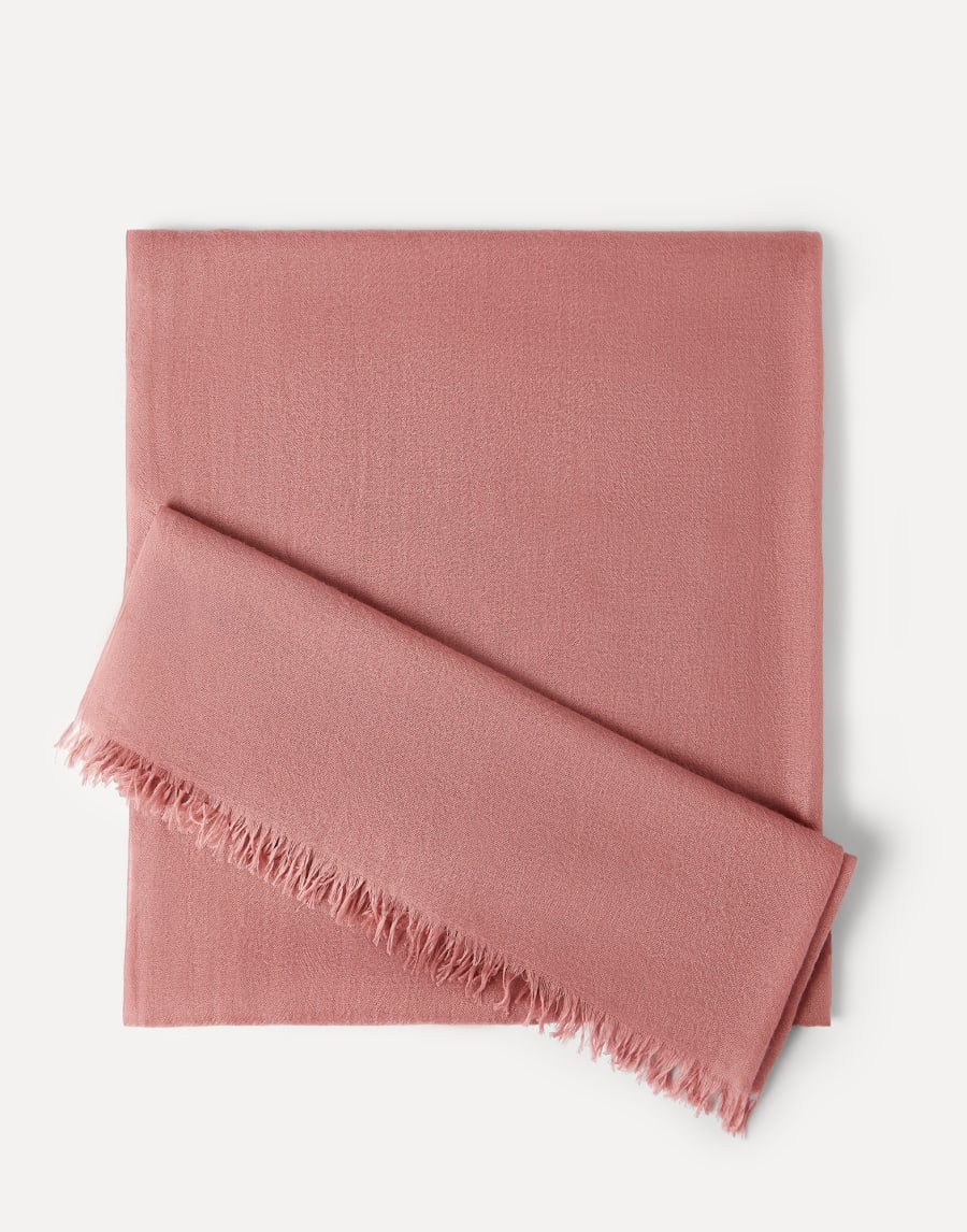 Шарф из кашемира и шелка Розовый Женщина - Brunello Cucinelli
