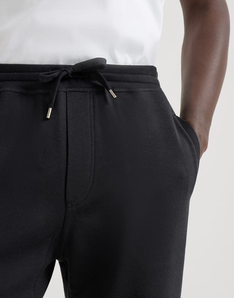 Double cloth trousers Black Man - Brunello Cucinelli