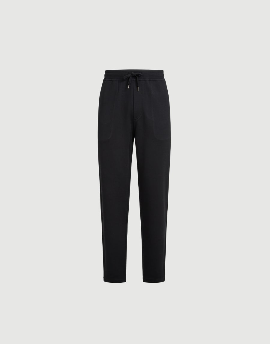 Double cloth trousers Black Man - Brunello Cucinelli