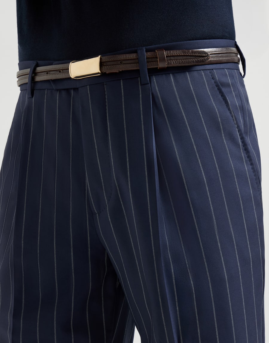 Virgin wool trousers Blue Man - Brunello Cucinelli
