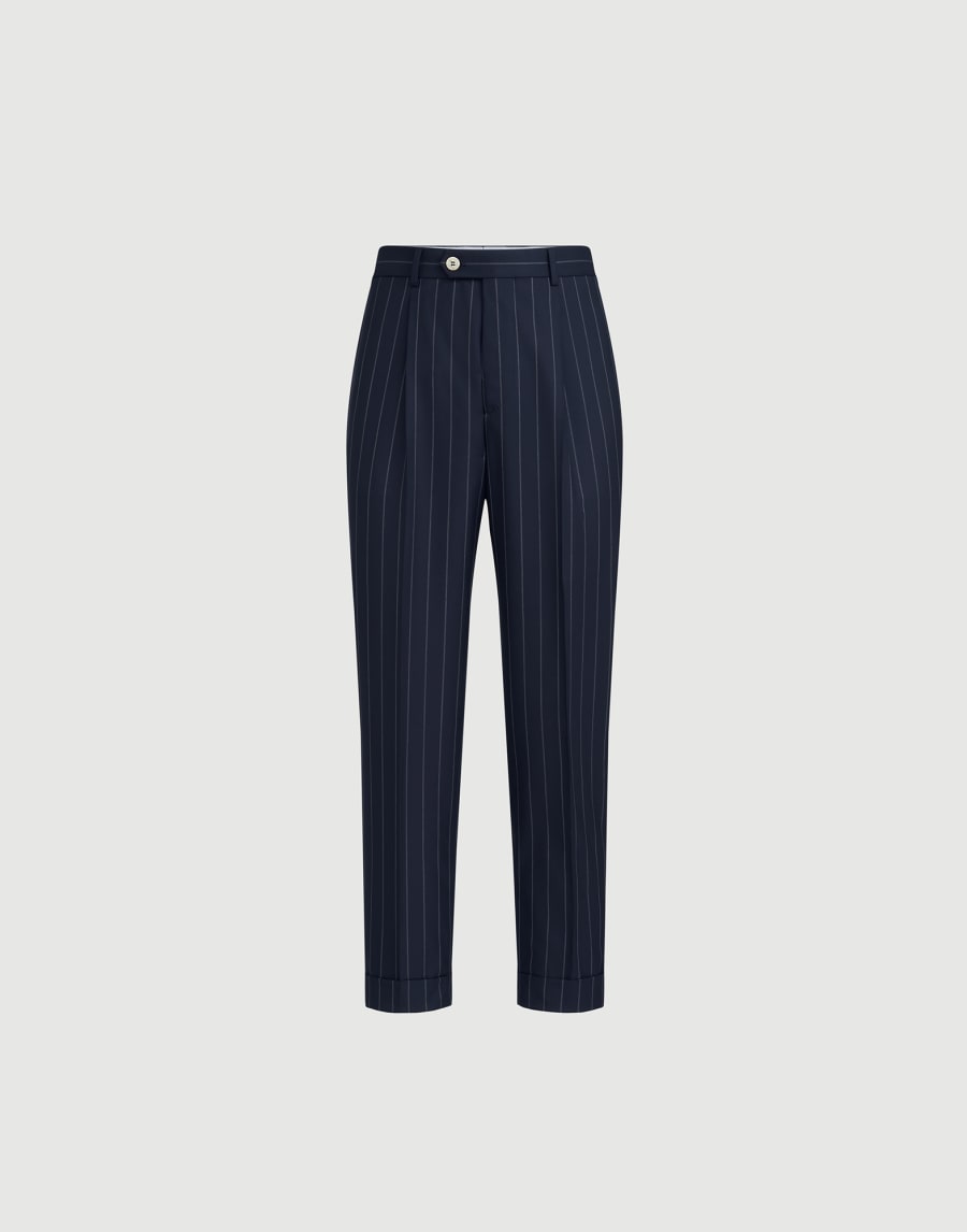 Virgin wool trousers Blue Man - Brunello Cucinelli