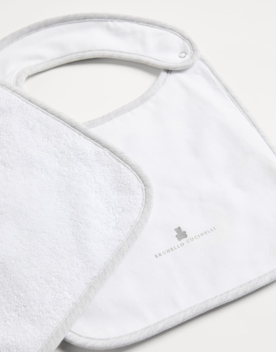 Набор из двух нагрудников Baby Bernie Светло-Серый Малыши - Brunello Cucinelli