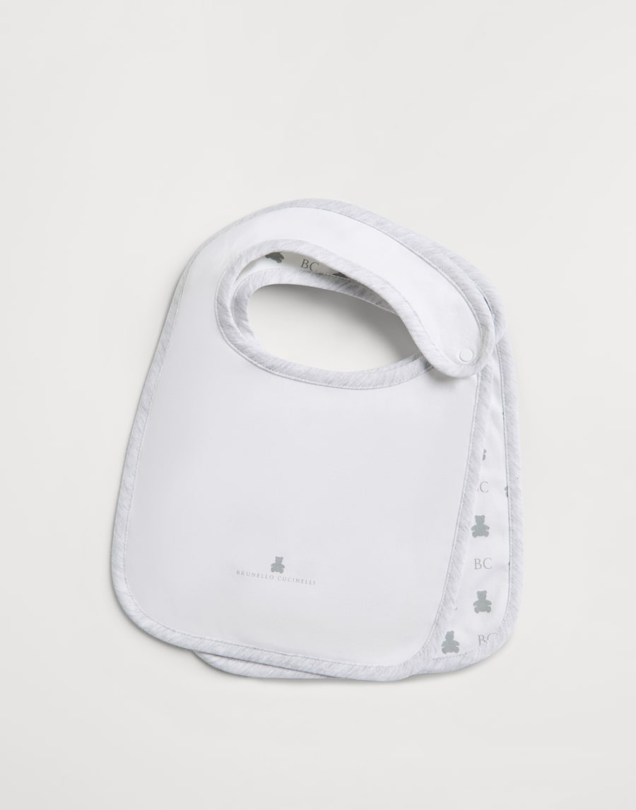 Набор из двух нагрудников Baby Bernie Светло-Серый Малыши - Brunello Cucinelli