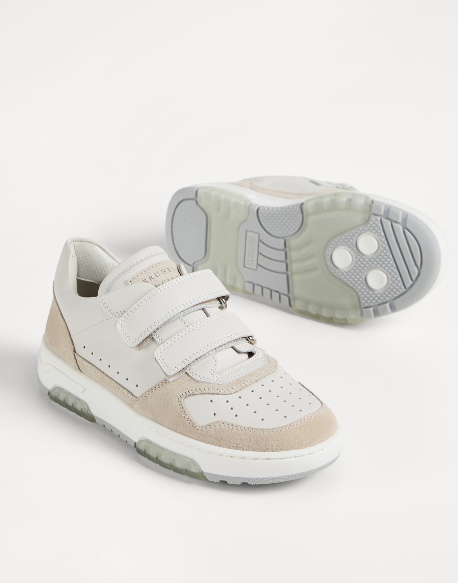 Sneakers avec straps Panama Garçon - Brunello Cucinelli