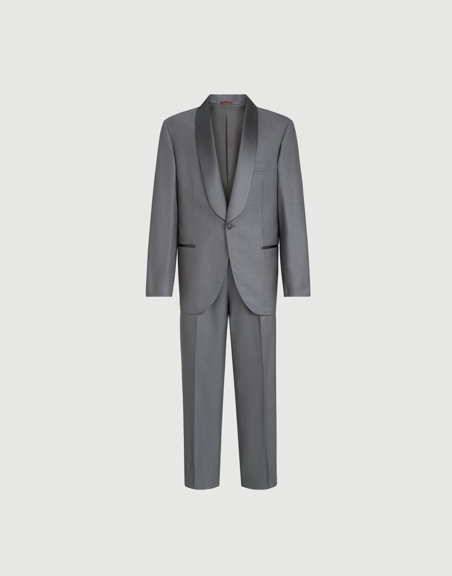 披肩领设计无尾礼服 灰色 男款 - Brunello Cucinelli