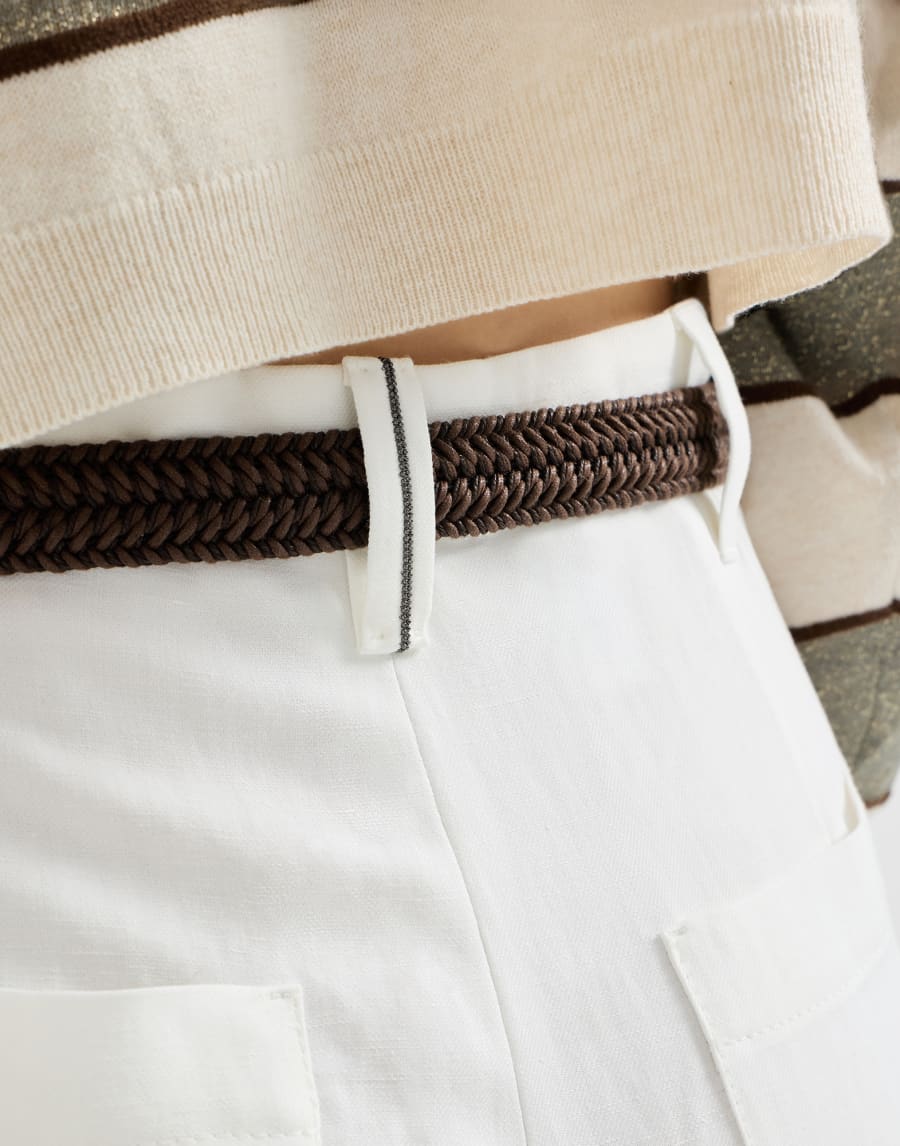 Pantalón Wide Panamá Mujer - Brunello Cucinelli