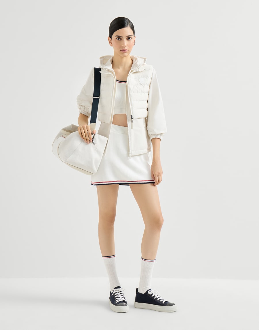 Knit crop top Panama Woman - Brunello Cucinelli