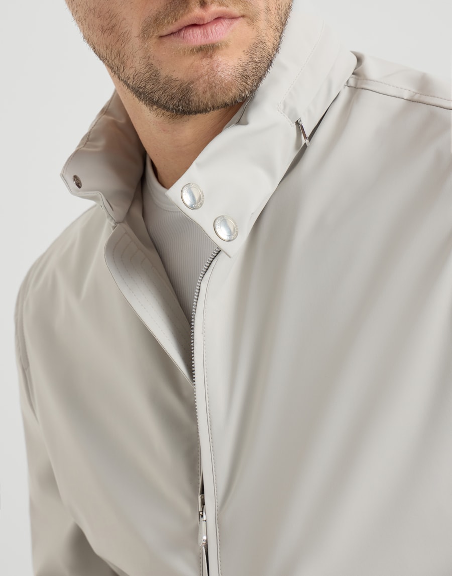 Nylon jacket Light Grey Man - Brunello Cucinelli