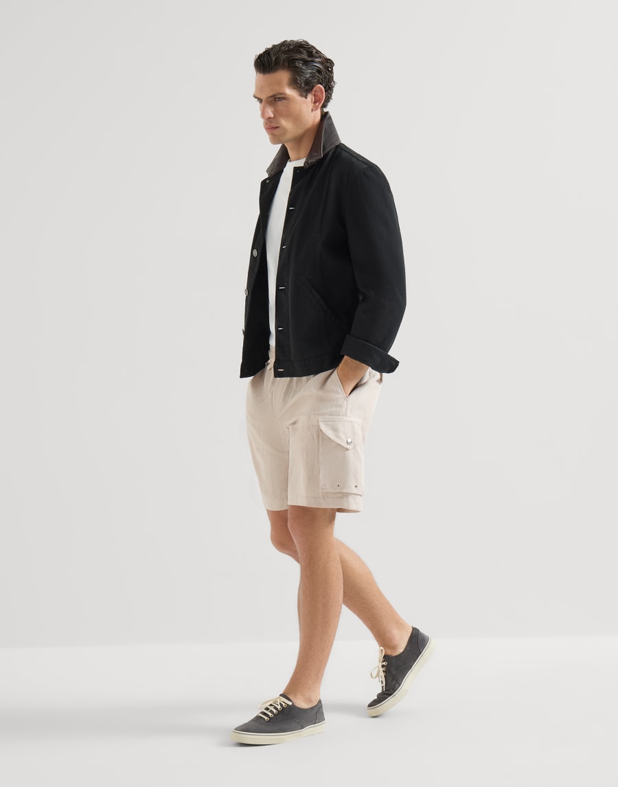 Bermuda shorts with cargo pockets Buff Man - Brunello Cucinelli