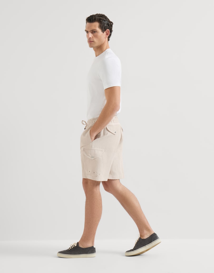 Bermuda shorts with cargo pockets Buff Man - Brunello Cucinelli