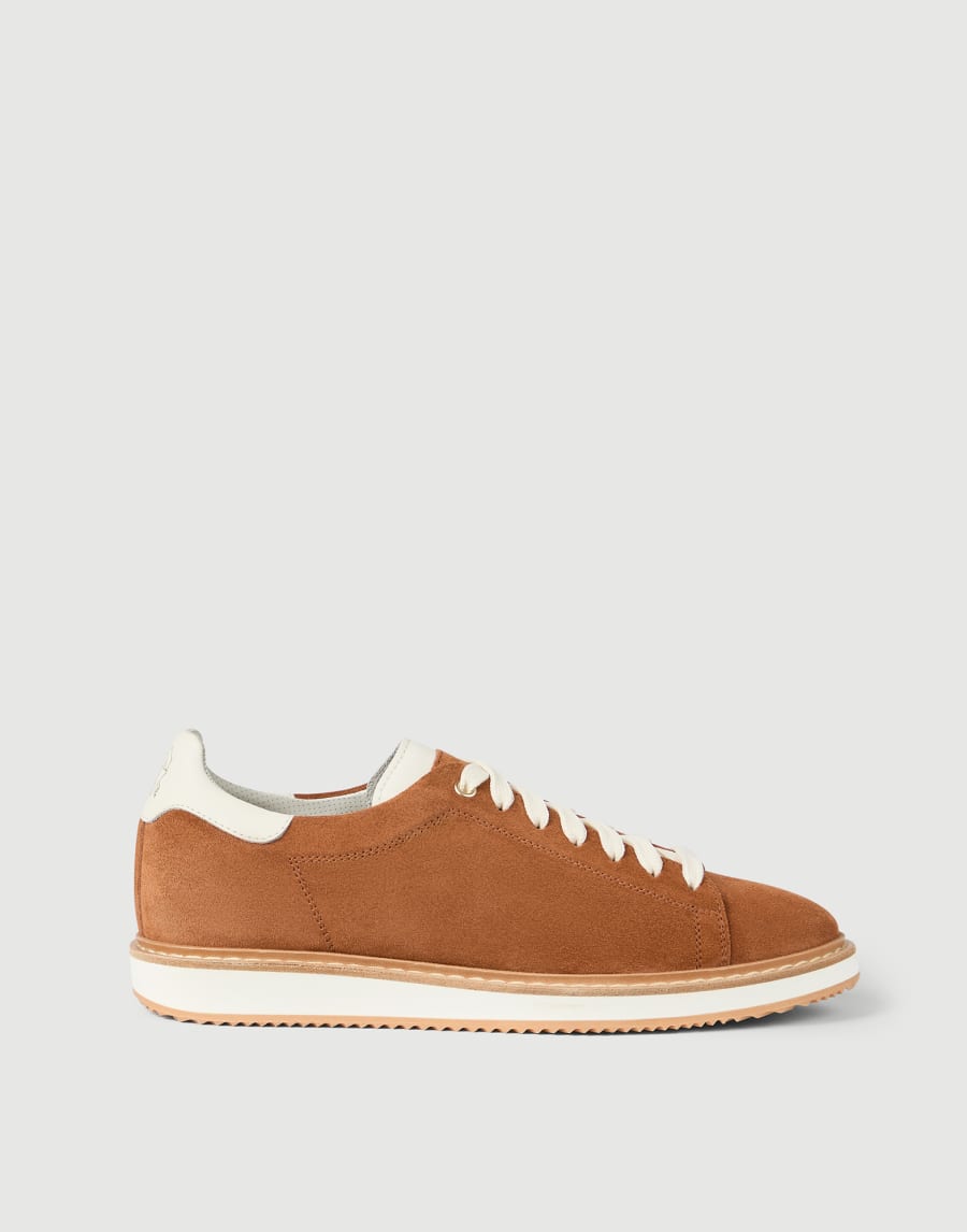 Suede sneakers Rust Man - Brunello Cucinelli
