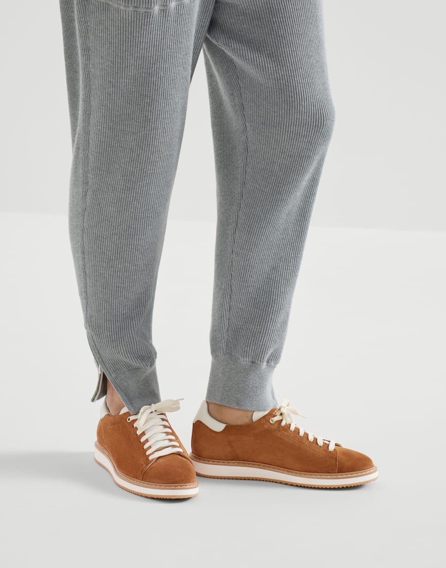 Suede sneakers Rust Man - Brunello Cucinelli