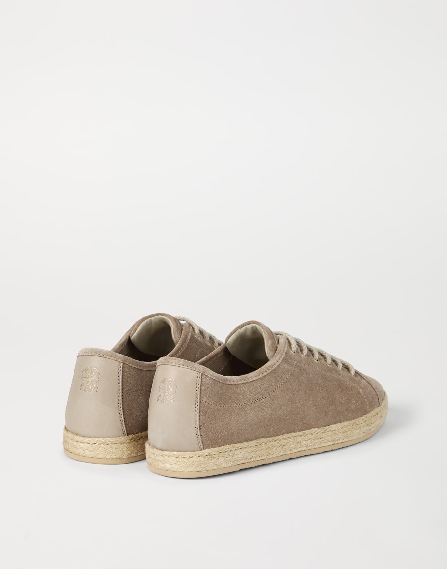 Reversed calfskin Derbies Beige Man - Brunello Cucinelli
