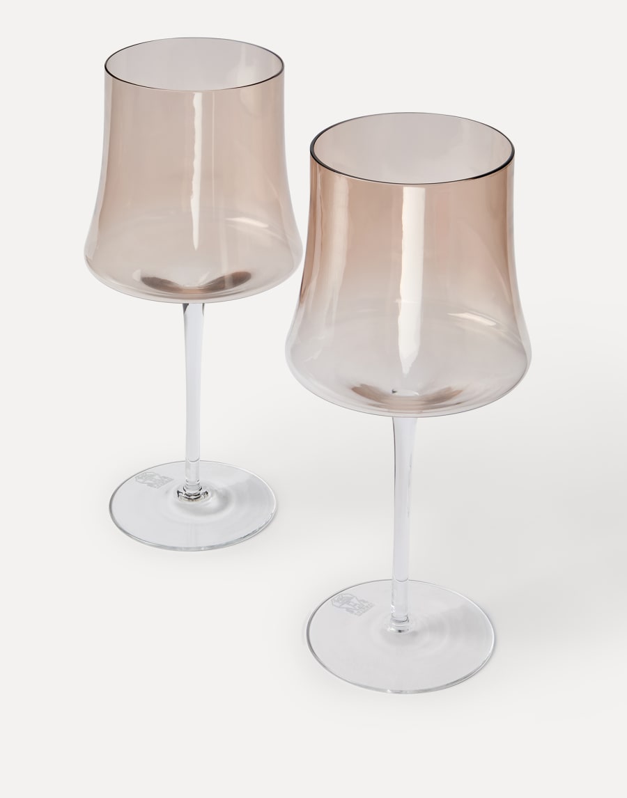 ムラノガラス ワイングラス ナチュラル ライフスタイル - Brunello Cucinelli