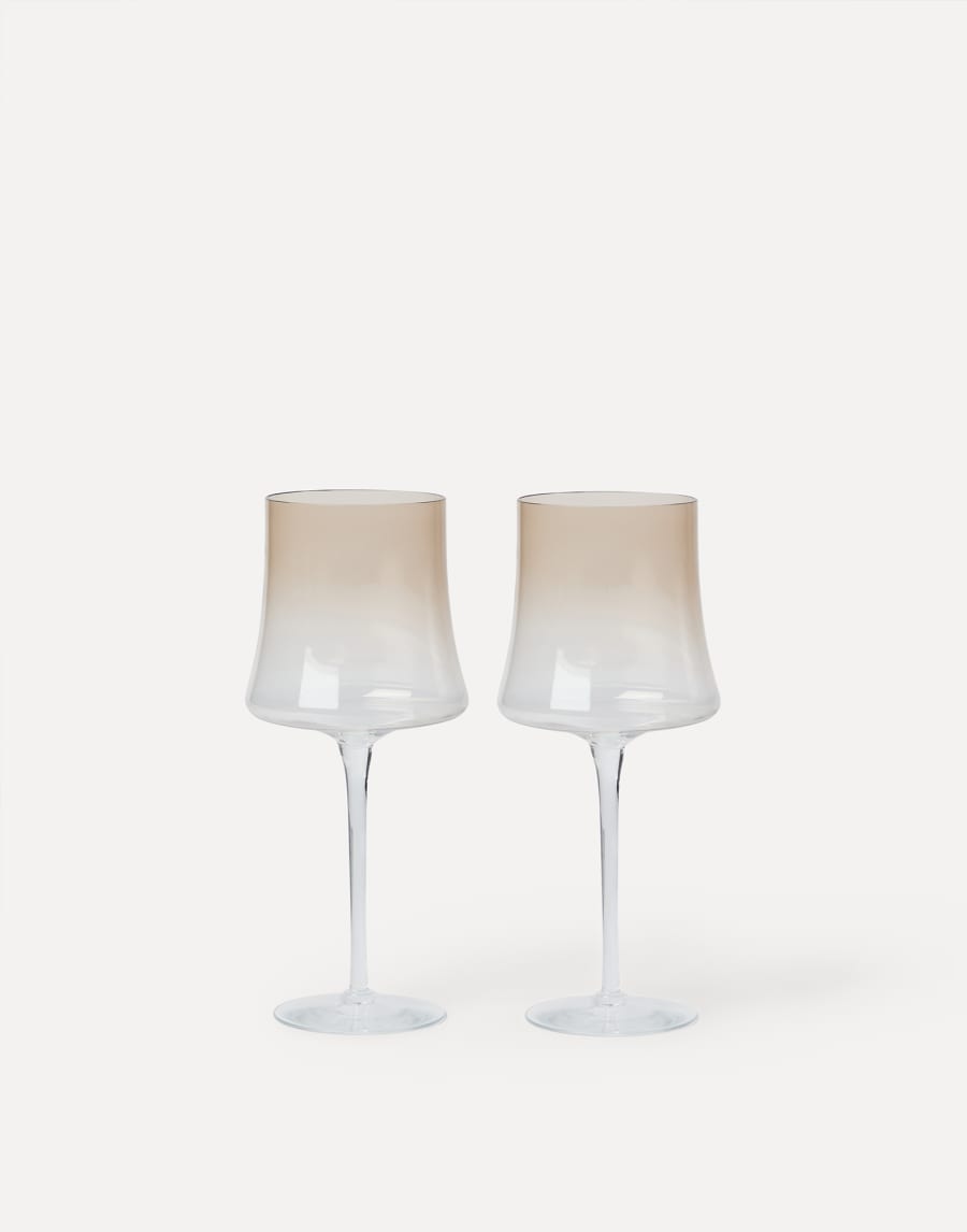 ムラノガラス ワイングラス ナチュラル ライフスタイル - Brunello Cucinelli