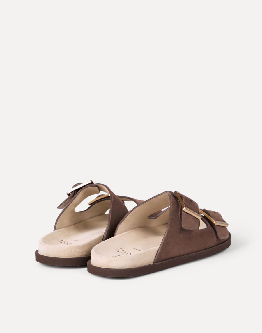 Suede slides Mud Man - Brunello Cucinelli