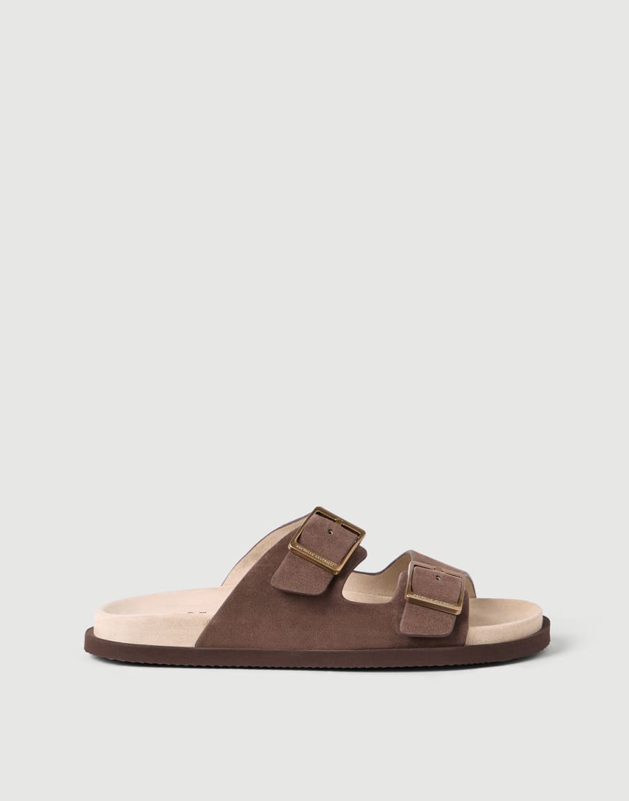 Suede slides Mud Man - Brunello Cucinelli