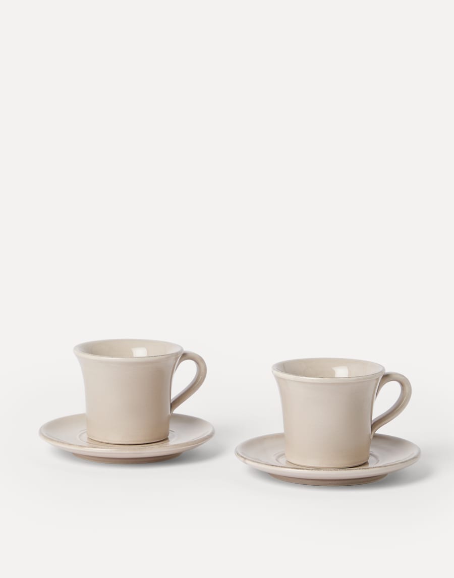 Tea cup set Brown Lifestyle - Brunello Cucinelli