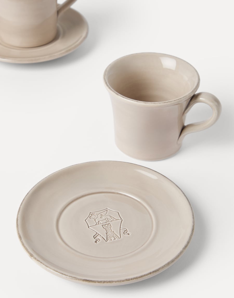 Tea cup set Brown Lifestyle - Brunello Cucinelli