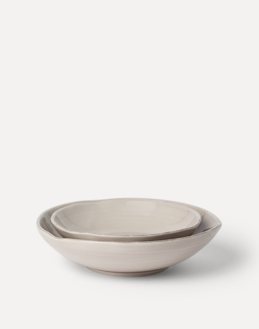 Set of deep plates Brown Lifestyle - Brunello Cucinelli