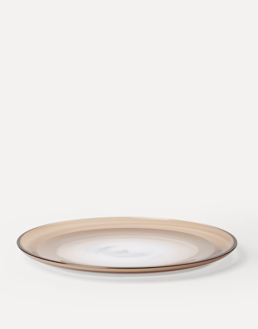 Murano glass plate Natural Lifestyle - Brunello Cucinelli