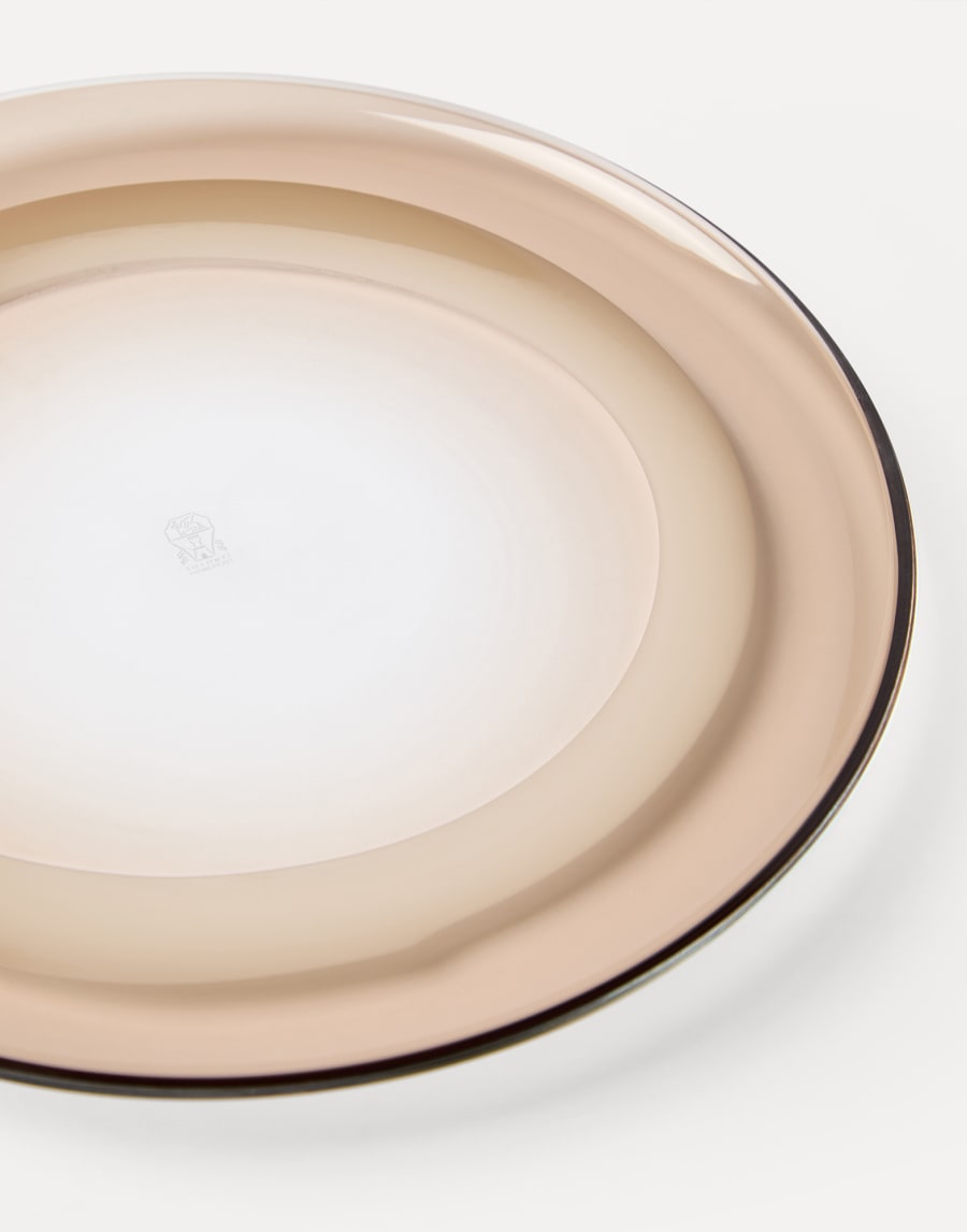 Murano glass plate Natural Lifestyle - Brunello Cucinelli