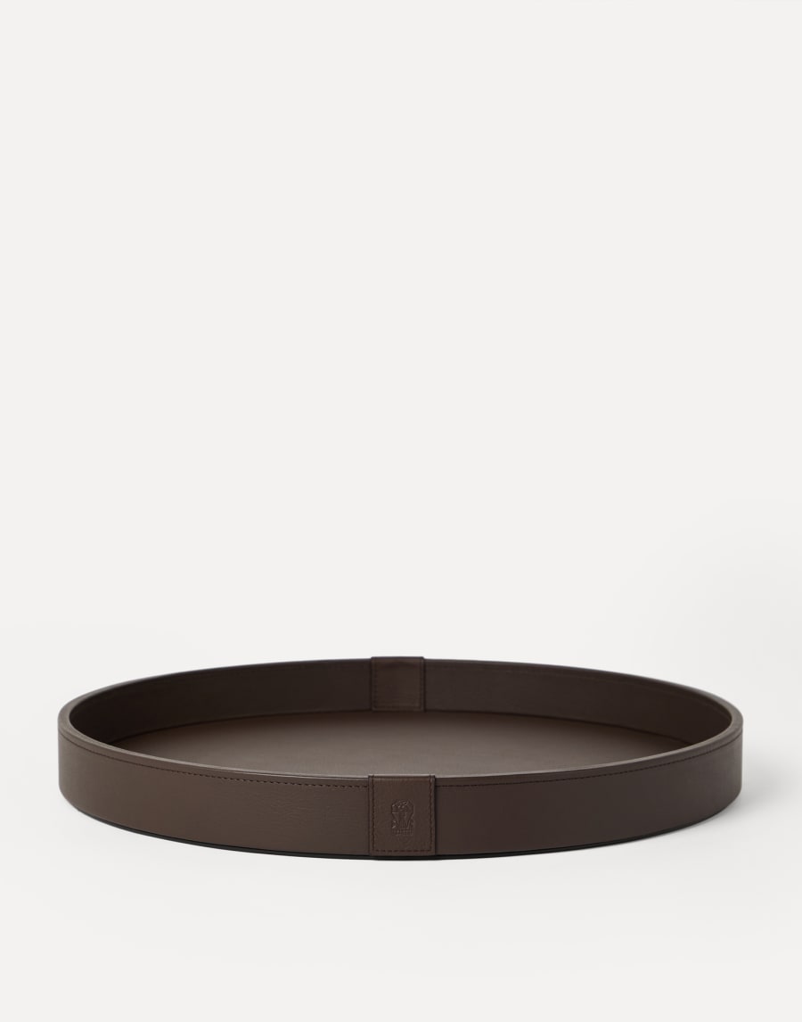 Large leather tray Cigar Lifestyle - Brunello Cucinelli