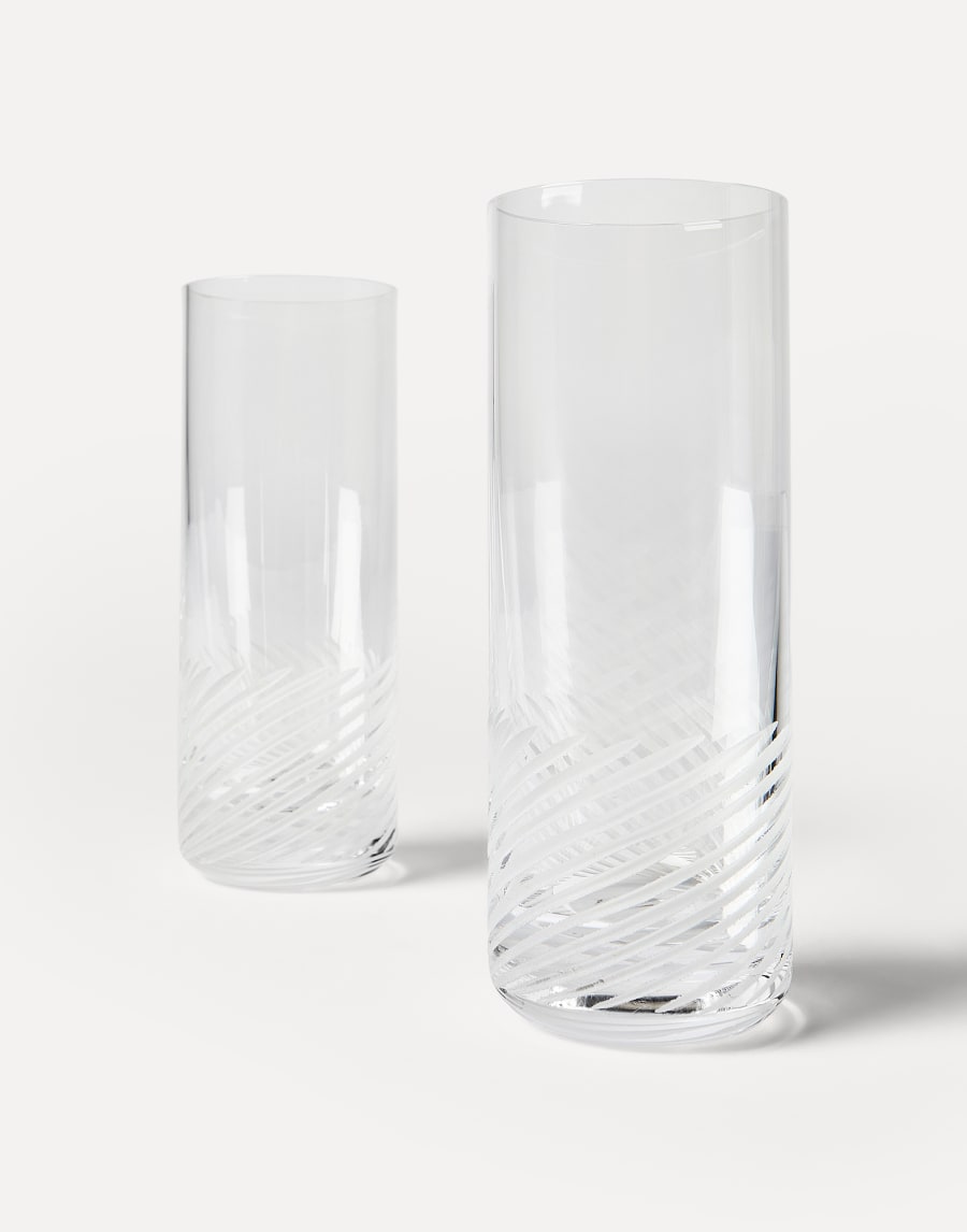 Dry spirit glasses in Murano glass Transparent Lifestyle - Brunello Cucinelli