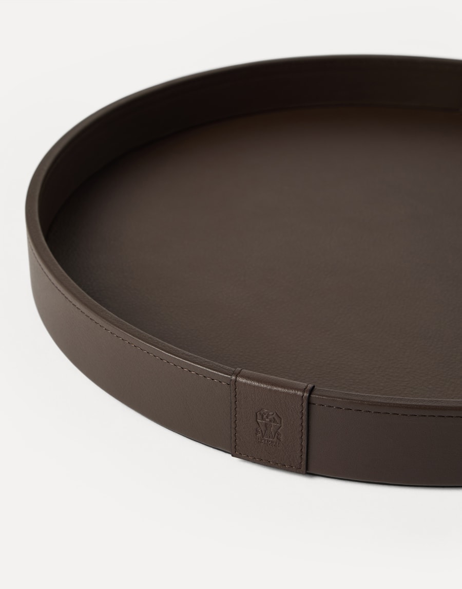 Large leather tray Cigar Lifestyle - Brunello Cucinelli