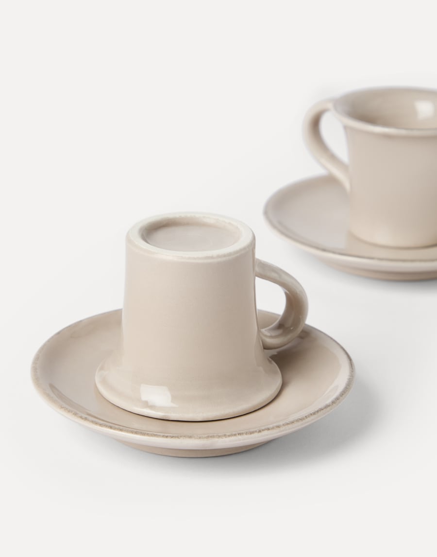 Coffee cup set Brown Lifestyle - Brunello Cucinelli