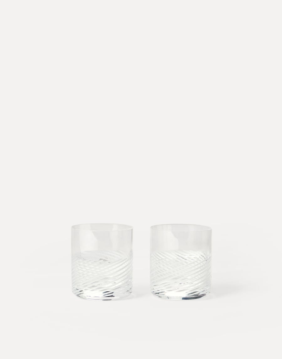 Whisky glasses in Murano glass Transparent Lifestyle - Brunello Cucinelli