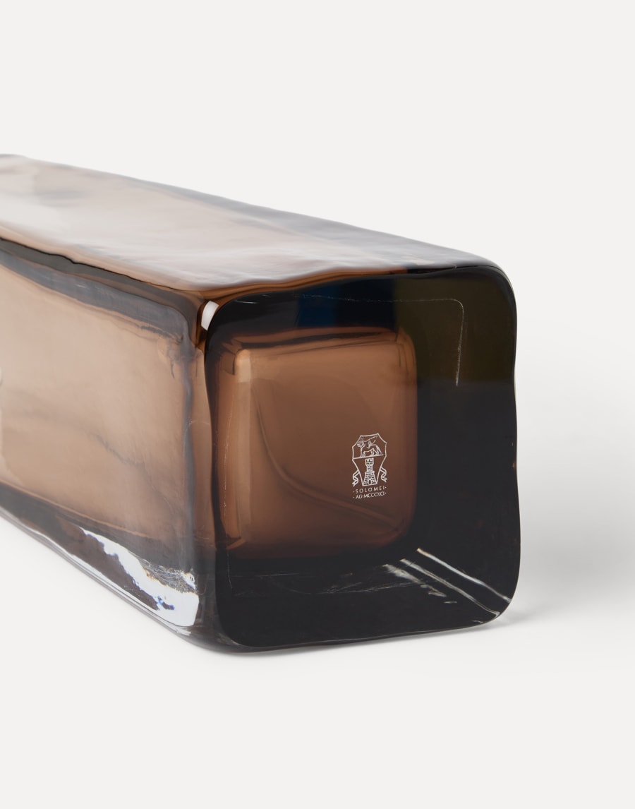Murano glass rectangular vase Natural Lifestyle - Brunello Cucinelli