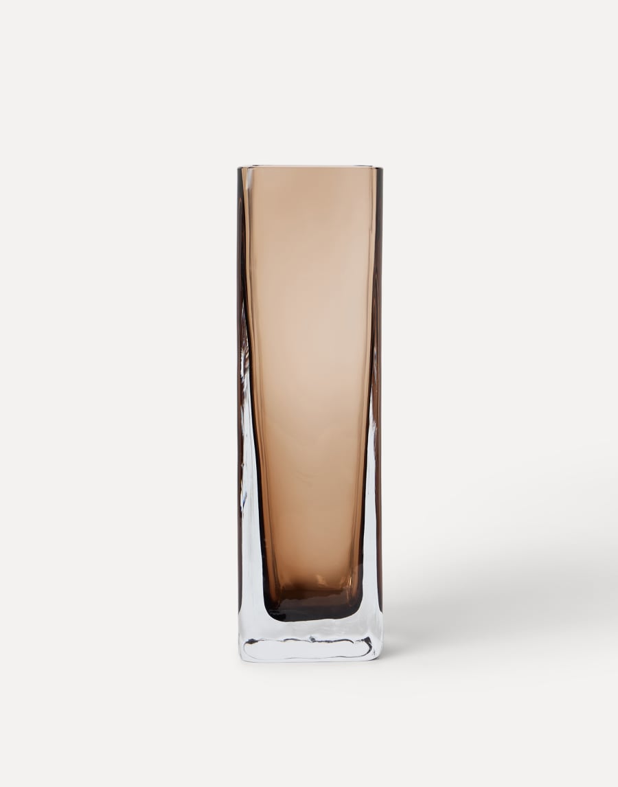 Murano glass rectangular vase Natural Lifestyle - Brunello Cucinelli