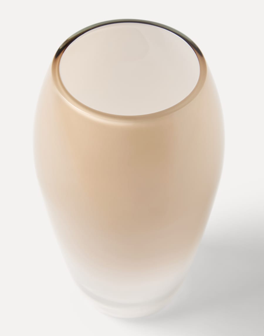 Nuanced Murano glass vase Natural Lifestyle - Brunello Cucinelli