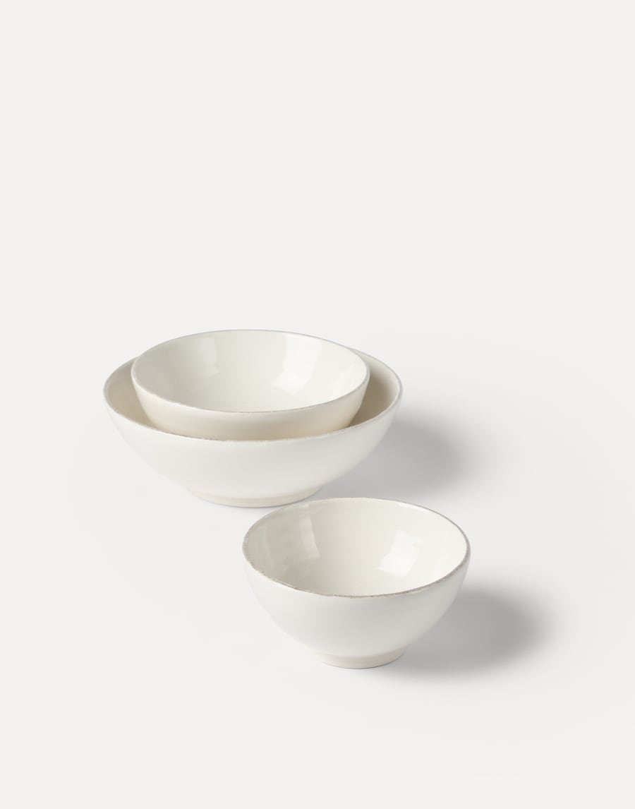 Jeu de trois bols Lait Lifestyle - Brunello Cucinelli