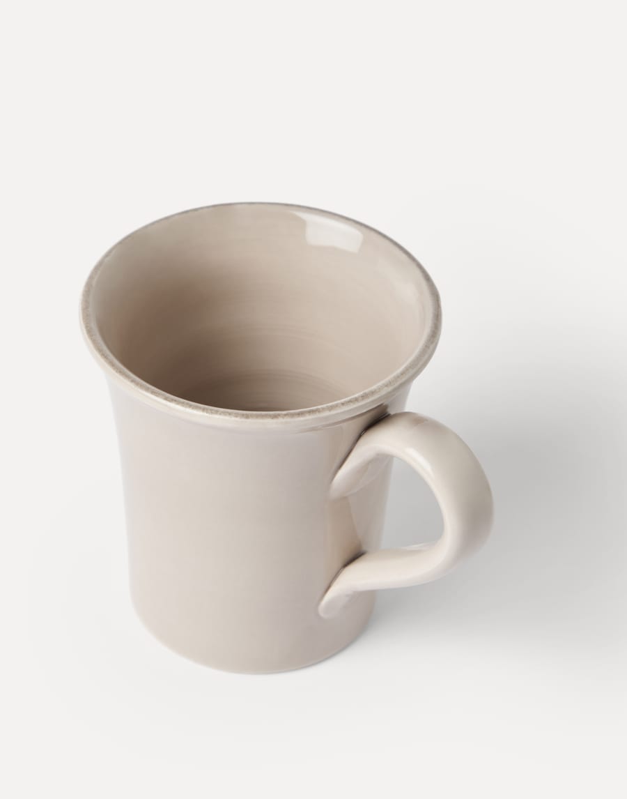 Ceramic mug with lid Brown Lifestyle - Brunello Cucinelli