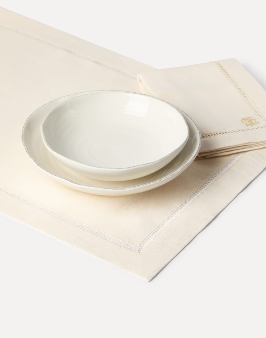 Runner and napkins set Natural Lifestyle - Brunello Cucinelli