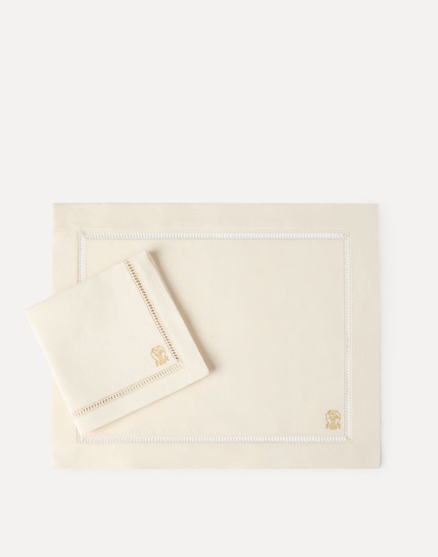 Placemat and napkin set Natural Lifestyle - Brunello Cucinelli