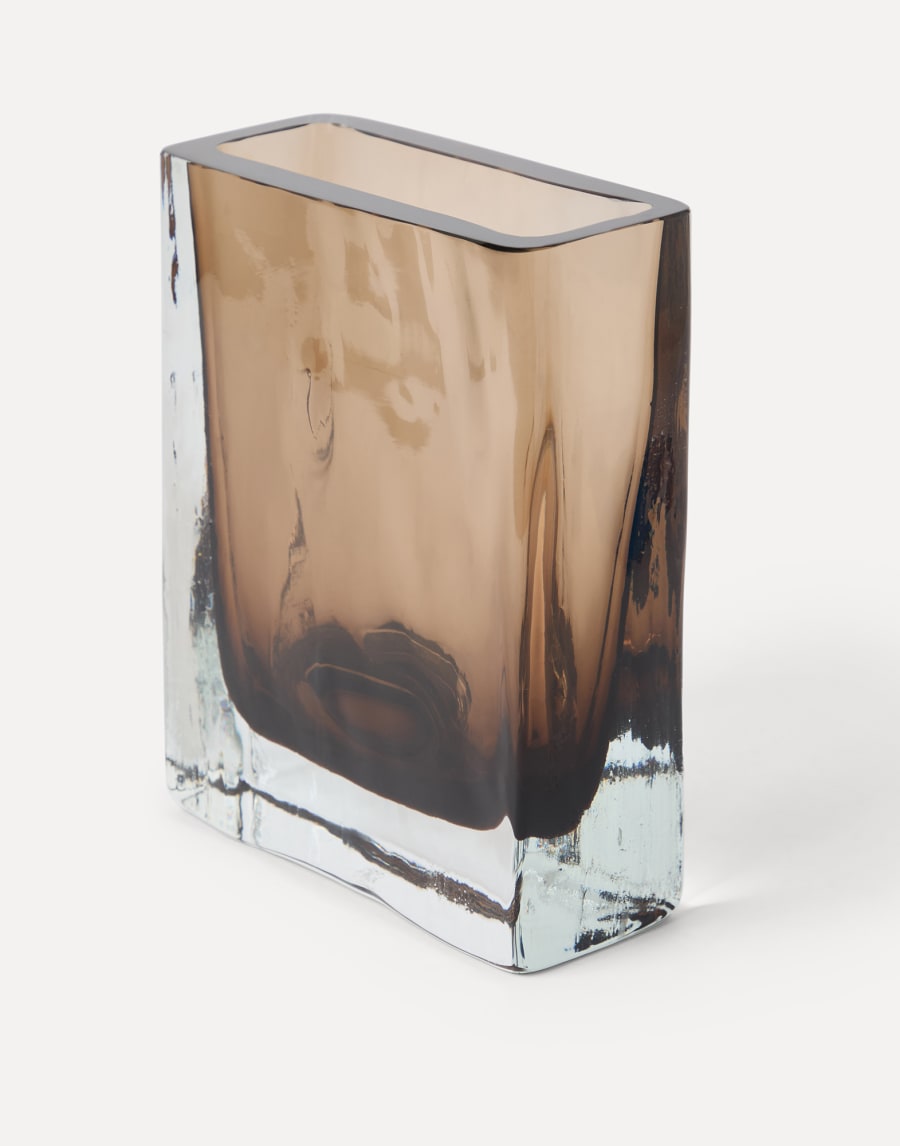 Murano glass rectangular vase Natural Lifestyle - Brunello Cucinelli
