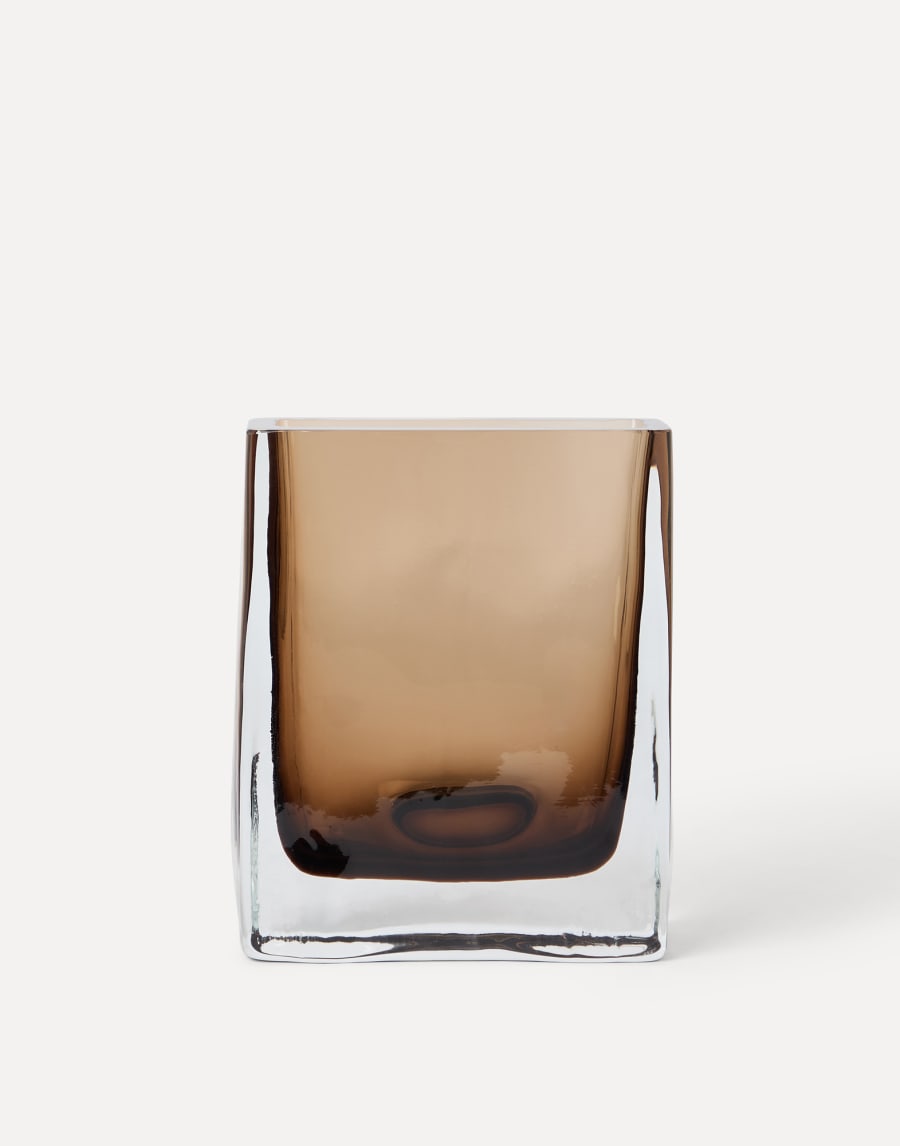 Murano glass rectangular vase Natural Lifestyle - Brunello Cucinelli