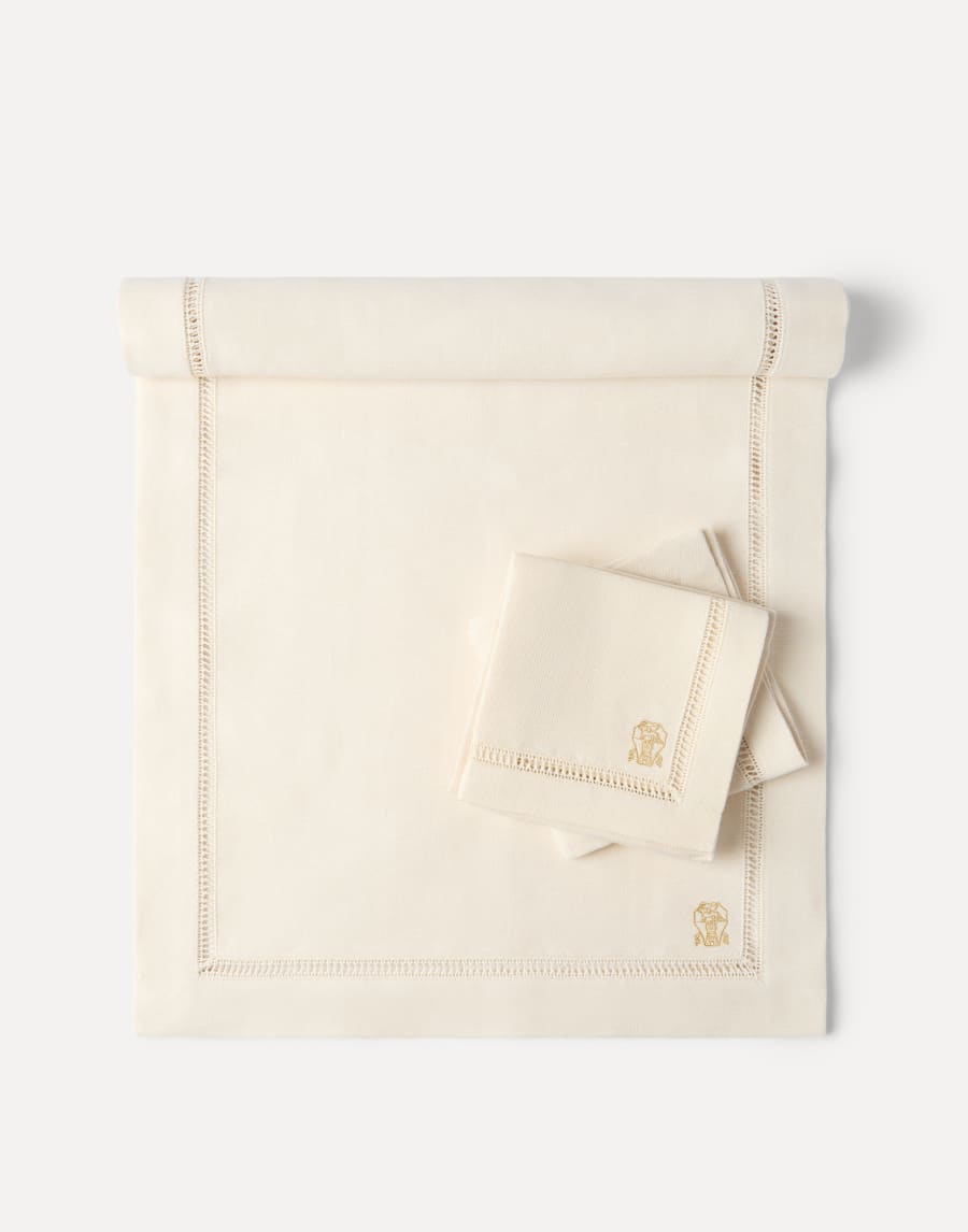 Runner and napkins set Natural Lifestyle - Brunello Cucinelli