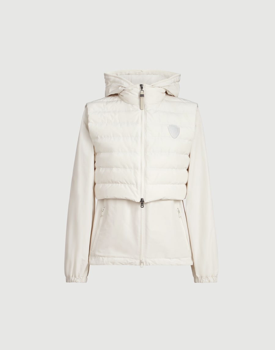 Taffeta down jacket Cherry Woman - Brunello Cucinelli