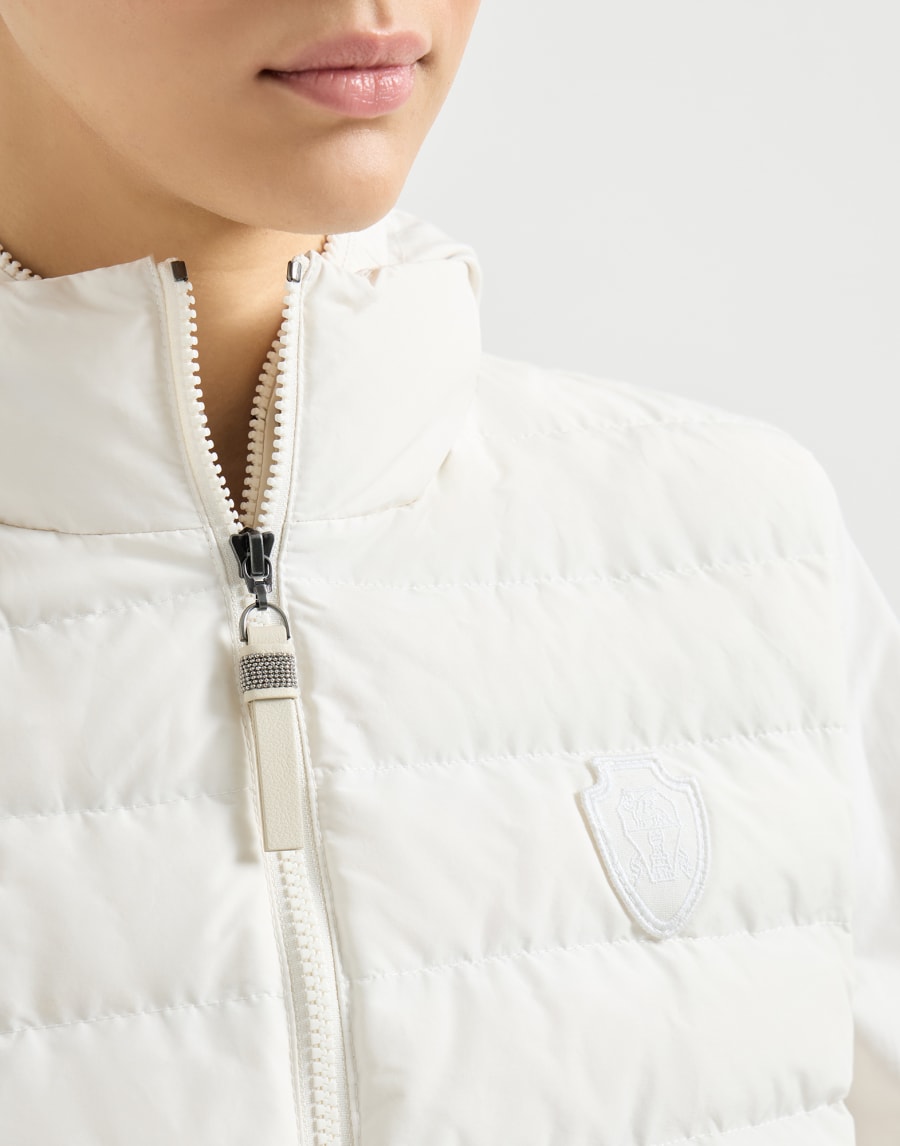 Taffeta down jacket Cherry Woman - Brunello Cucinelli