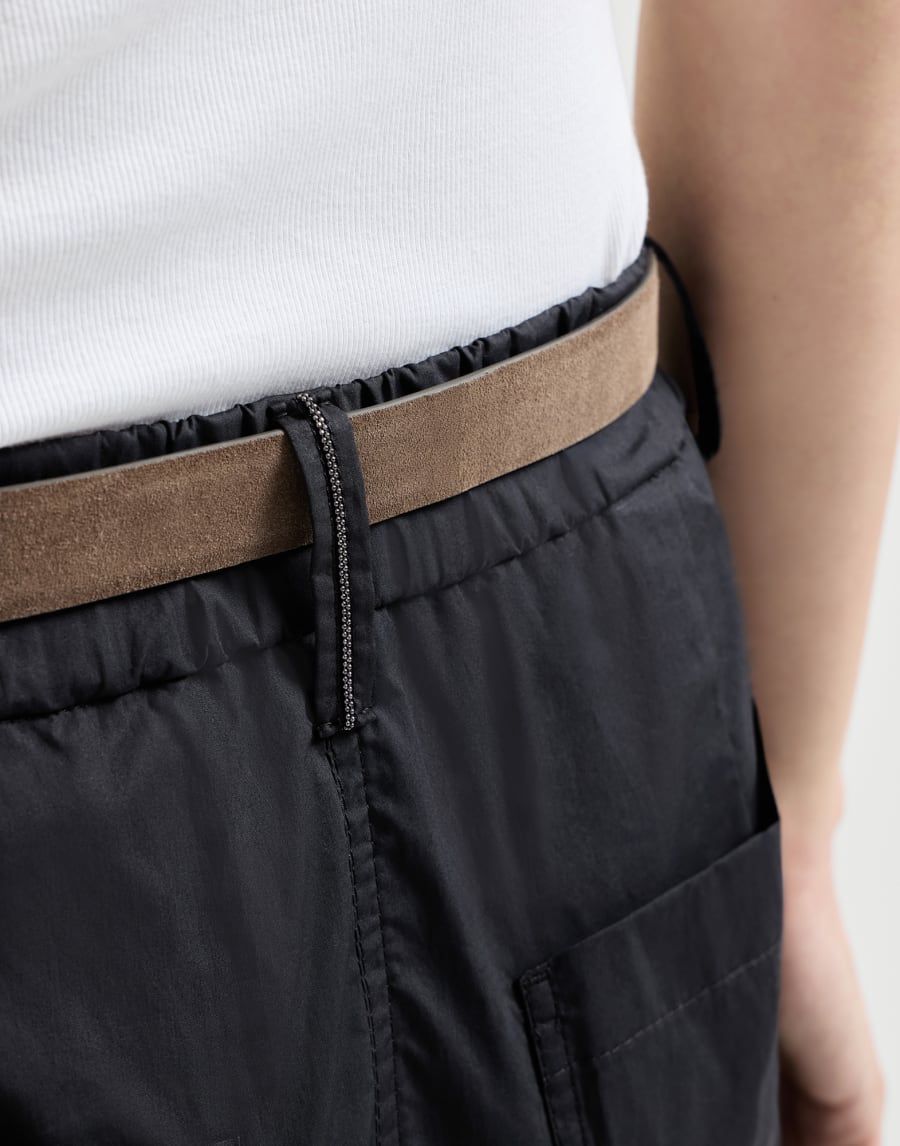 五口袋休闲裤 黑色 女款 - Brunello Cucinelli