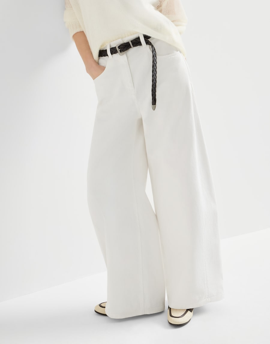 Wide trousers White Woman - Brunello Cucinelli
