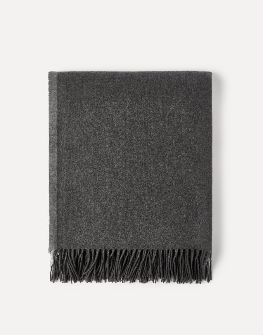 Cashmere throw Dark Military Lifestyle - Brunello Cucinelli
